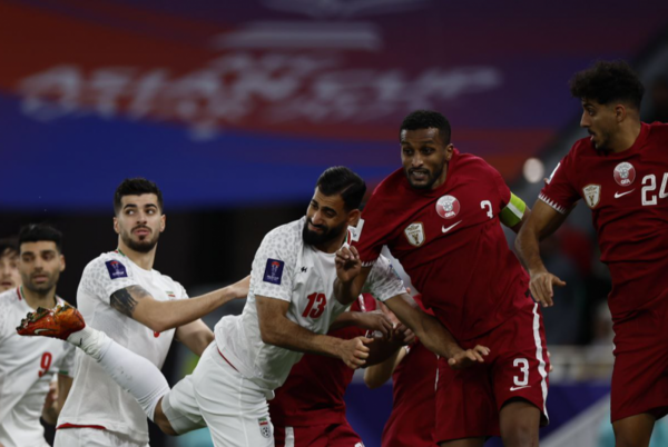 عکس تیم قطر و ایران
