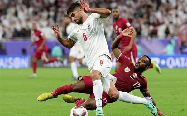عکس تیم قطر و ایران