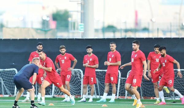 عکس تیم قطر و ایران