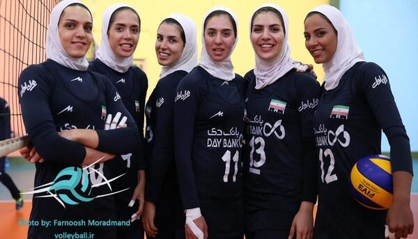 عکس تیم ملی والیبال ایران بانوان