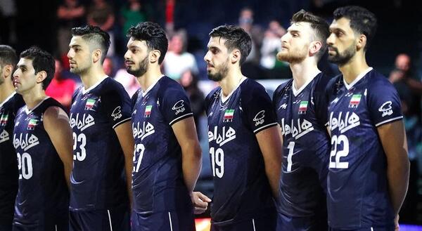 عکس تیم ملی والیبال ایران 2023