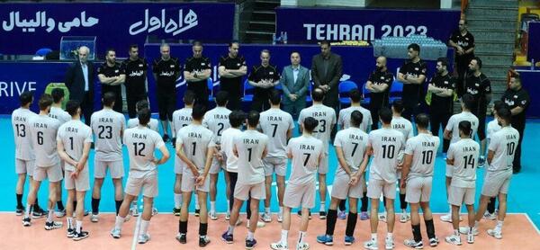 عکس تیم ملی والیبال ایران 2023