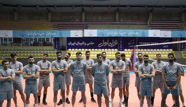 عکس تیم ملی والیبال ایران 2023