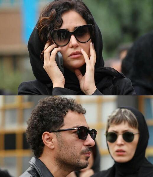 عکس های تشییع جنازه آتیلا پسیانی
