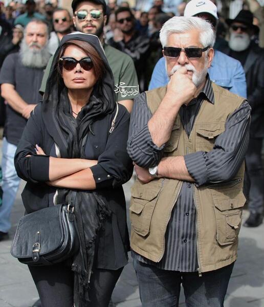 عکس بازیگران در مراسم آتیلا پسیانی