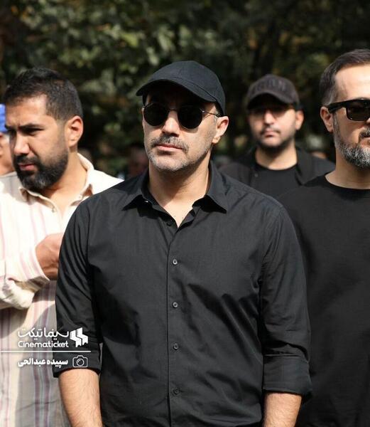عکس بازیگران در مراسم آتیلا پسیانی