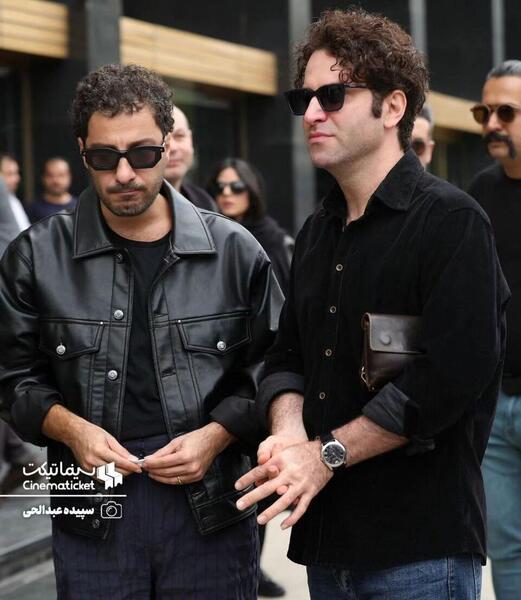 عکس بازیگران در مراسم آتیلا پسیانی