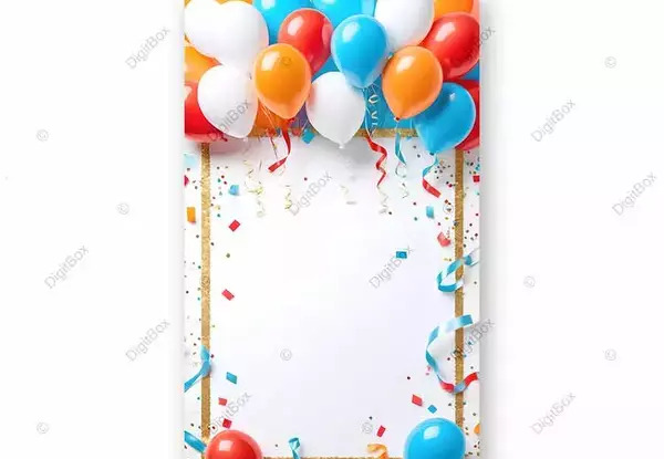 قاب عکس تولد برای فتوشاپ
