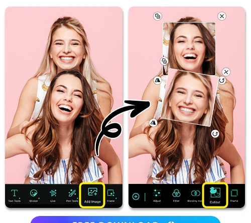 برنامه فتوشاپ عکس دونفر کنار هم