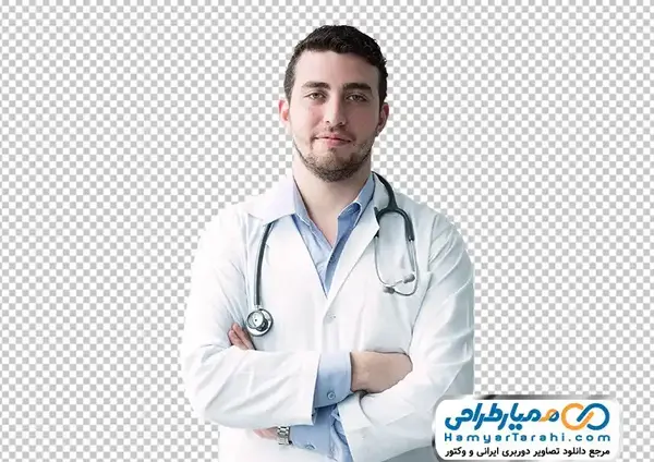 فتوشاپ عکس با لباس پزشکی