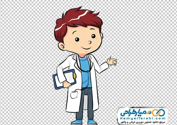 فتوشاپ عکس با لباس پزشکی