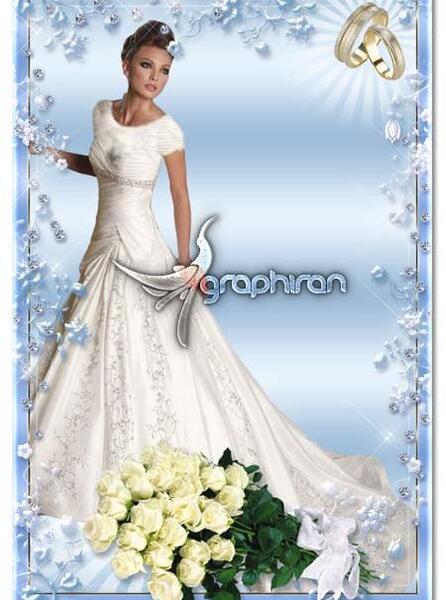 عکس لباس عروس برای فتوشاپ