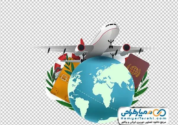 فتوشاپ عکس بلیط هواپیما