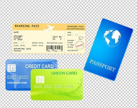 فتوشاپ عکس بلیط هواپیما