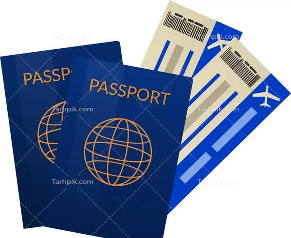 فتوشاپ عکس بلیط هواپیما