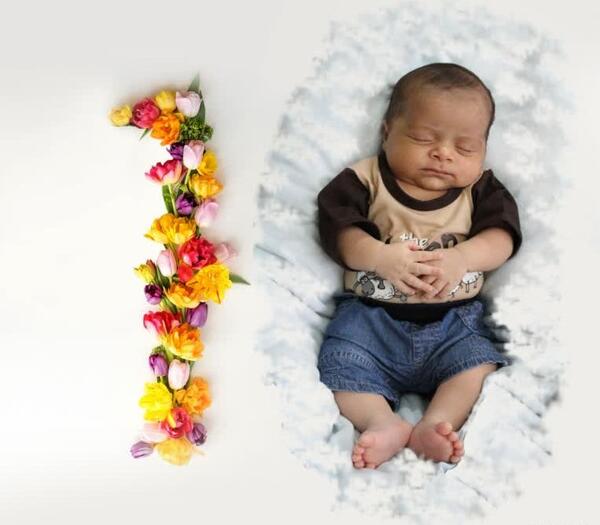 فتوشاپ عکس نوزادی