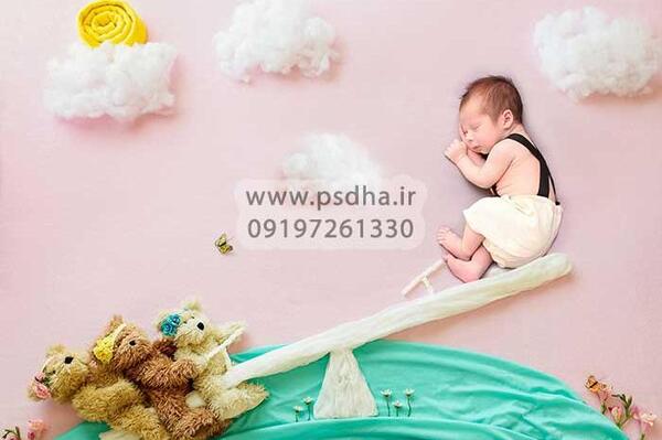 پس زمینه برای فتوشاپ عکس نوزاد