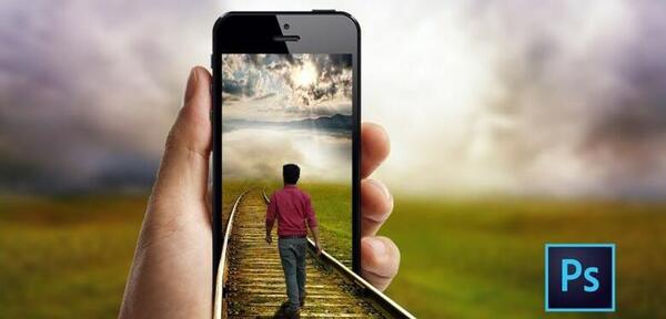 فتوشاپ عکس با موبایل
