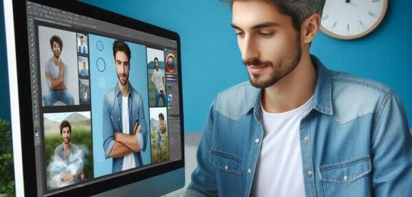عکس لاتاری در فتوشاپ