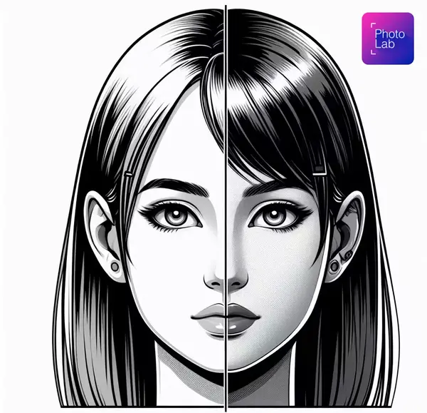 فتوشاپ عکس فوتو لب