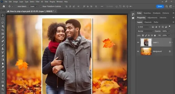 چگونه عکس را در فتوشاپ بزرگ کنیم