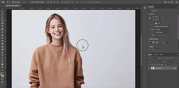 چگونه عکس را در فتوشاپ بزرگ کنیم