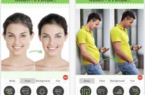 برنامه فتوشاپ عکس صورت روی بدن
