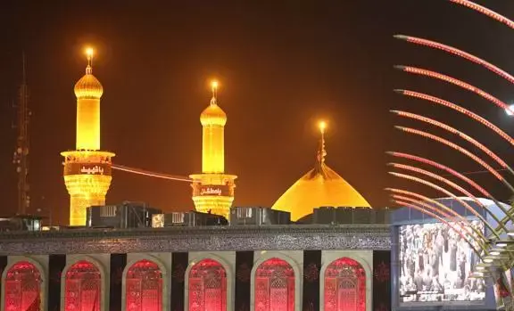 عکس با کیفیت حرم امام حسین برای فتوشاپ