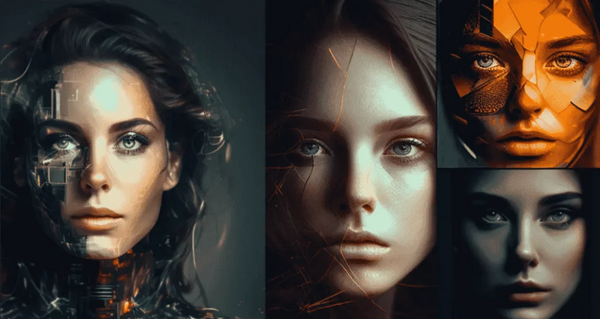 فتوشاپ عکس چهره با هوش مصنوعی
