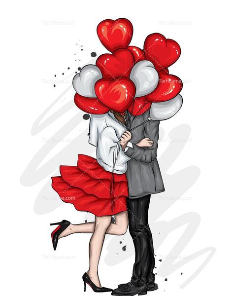 عکس فتوشاپ دختر پسر