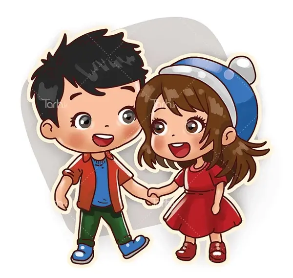 عکس فتوشاپ دختر پسر