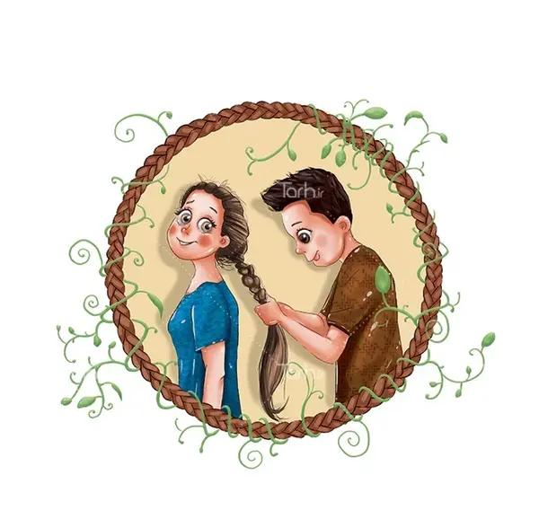 عکس فتوشاپ دختر پسر