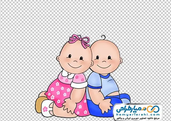 عکس فتوشاپ دختر پسر
