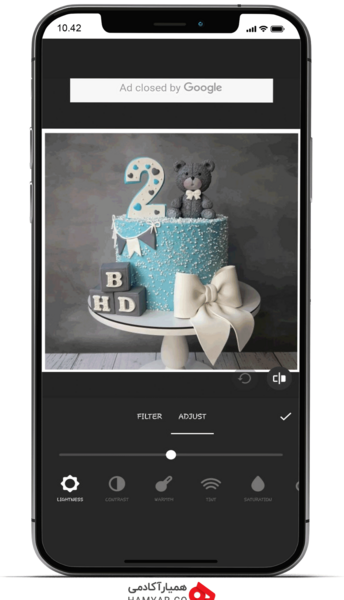فتوشاپ عکس با برنامه اینشات