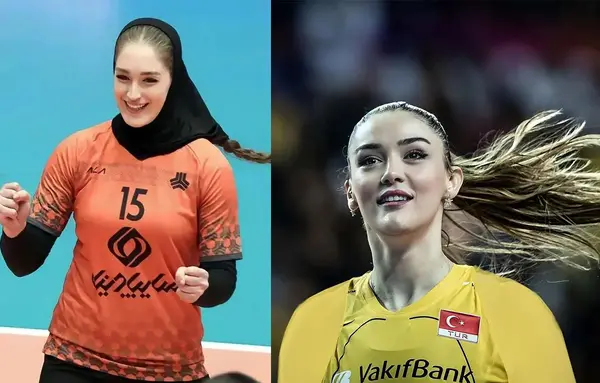 عکس تیم والیبال زنان ایران