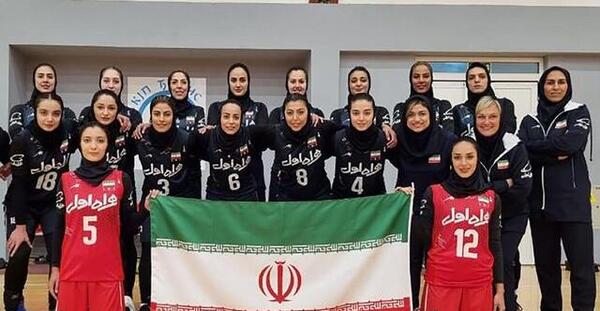 عکس تیم والیبال زنان ایران