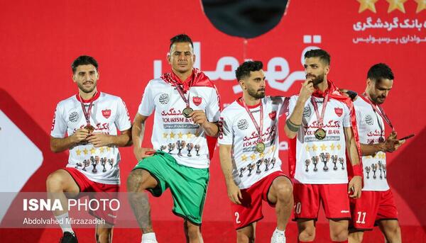 عکس قهرمانی تیم پرسپولیس