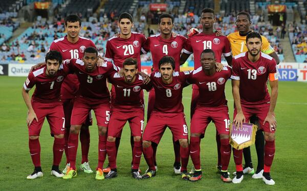 عکس بازیکنان تیم قطر