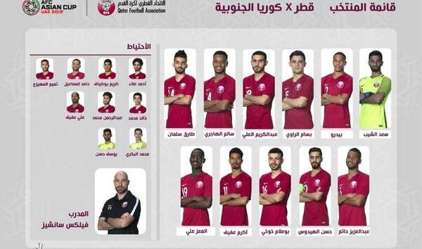 عکس بازیکنان تیم قطر