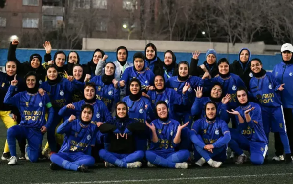 عکس تیم فوتبال زنان استقلال