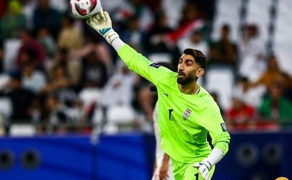 عکس علیرضا بیرانوند در تیم ملی ایران