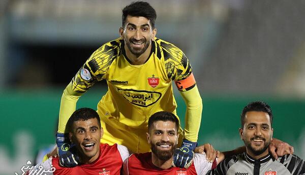 عکس علیرضا بیرانوند در تیم پرسپولیس