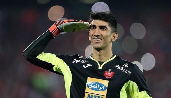 عکس علیرضا بیرانوند در تیم پرسپولیس