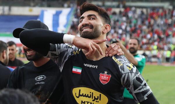 عکس علیرضا بیرانوند در تیم پرسپولیس