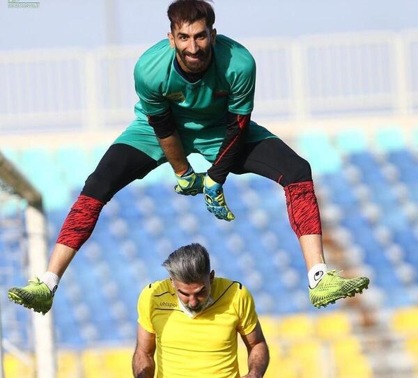 عکس علیرضا بیرانوند در تیم پرسپولیس