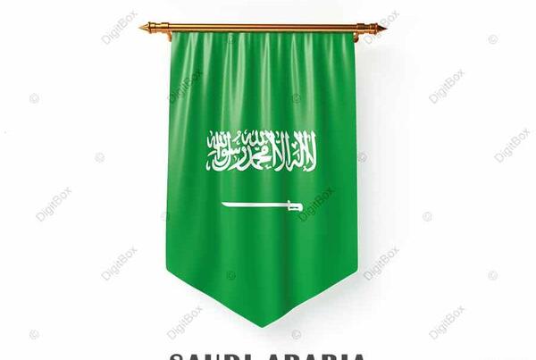 عکس پرچم تیم عربستان