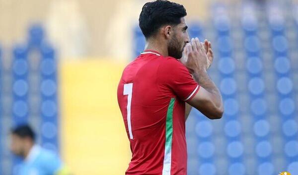 عکس علیرضا جهانبخش با لباس تیم ملی
