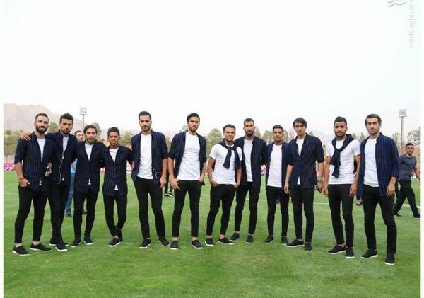 عکس دسته جمعی تیم استقلال جدید