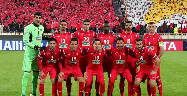 عکس تیم پرسپولیس با استقلال