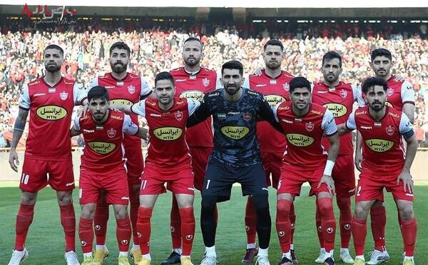عکس تیم پرسپولیس مقابل استقلال